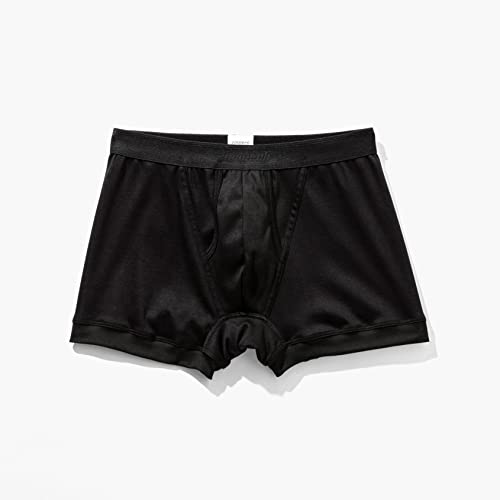 Business Class | Boxer Brief, open fly - black - Zimmerli of Switzerland3