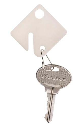 Master Lock Key Tags, Snap Hook Key Hangers, 7117D (Pack of 20)