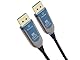 PremiumCord Optisches 8K DisplayPort 1.4 Kabel M/M 25m, Stecker auf Stecker, 32,4Gbps, Video 8K@60Hz, 5K@60Hz, 4K@60Hz 2160p, Vergoldete Anschlüsse, Blau/Schwarz