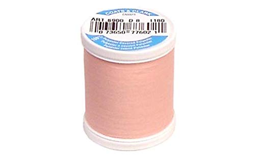 Hilo Coats Dual Duty XP 125 yardas Rosa Claro miniatura 1