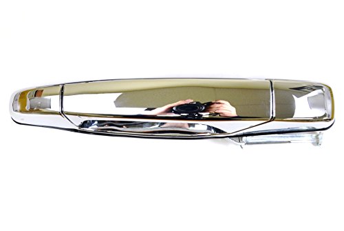 PT Auto Warehouse GM-3545M-RL - Outside Exterior Outer Door Handle, Chrome - Driver Side Rear