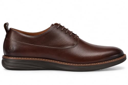 Image of Legwork Crossover Oxfords 2.0 - Italian Leather Hybrid Dress Shoes with Extralight Rubber Outsole | Ultra-Lightweight & Comfortable Oxford Wingtip | All Elegance