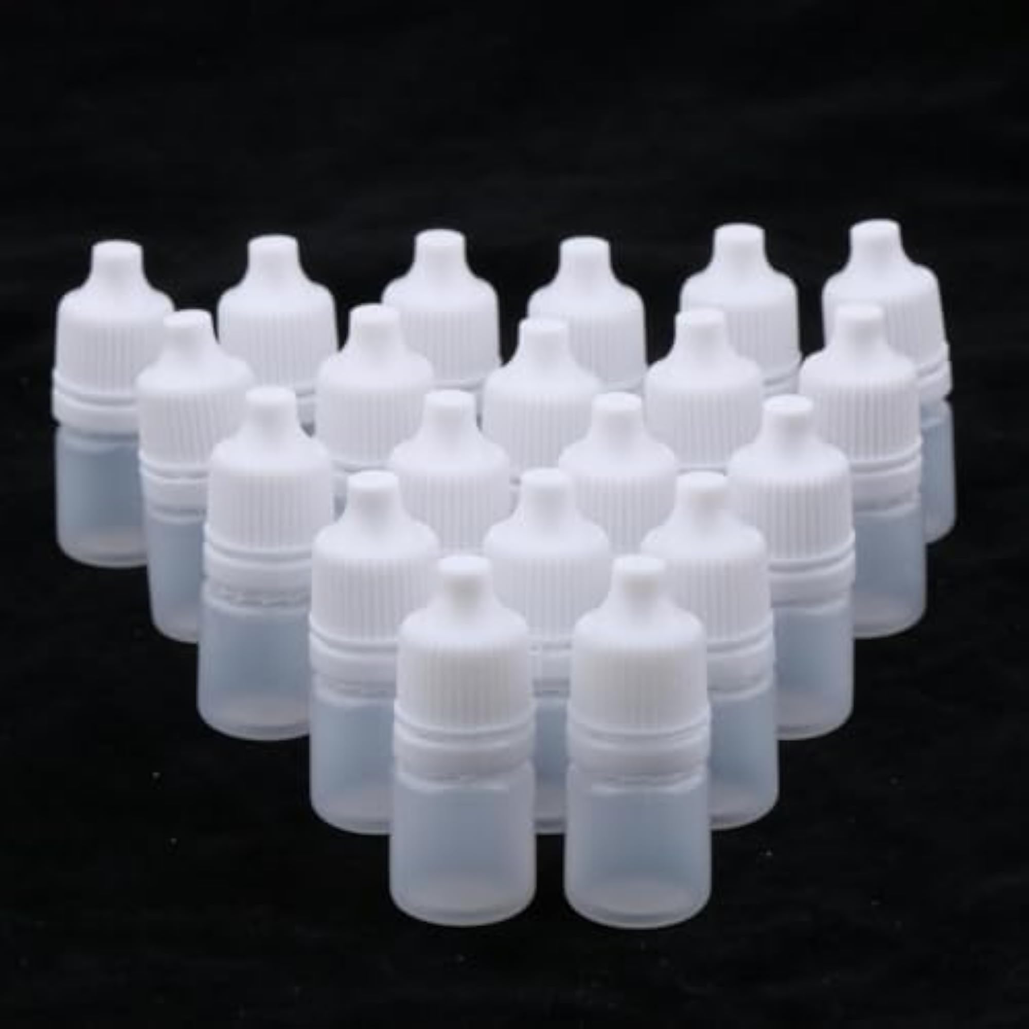 4x20 Pieces Mini Refillable Empty Eye Drops Bottles