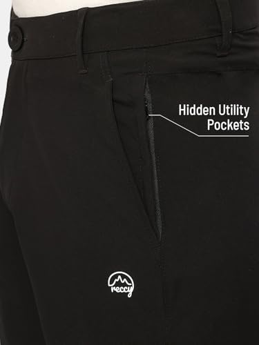 Image of Reccy Men's Trekking Hiking Camping Regular Fit Nomadic Lite Pants - Ultralight, Water Resistant, Highly Breathable