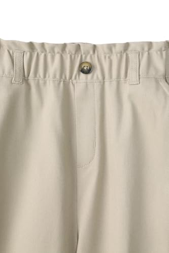 French Toast Girls' Stretch Twill Jogger with Paper Bag Waist3