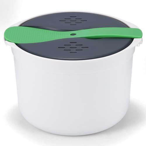 Microwave Rice Cooker 2L Microwave Steamer Set Rice Steamer