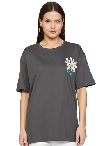 Image of T2F Women's Cotton Oversized Fit T-Shirt (Pack of 3)