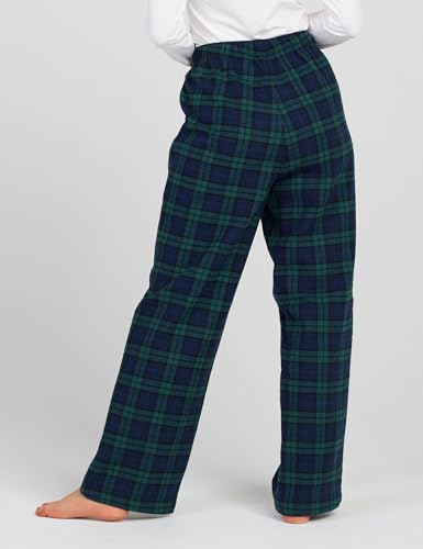 Image of LAPASA Women's Flannel Pajama Pants with Pockets & Drawstring L74 | Comfy flannel lounge sleep PJ pants with cozy warmth and soft comfort, perfect for relaxing, sleeping, and home wear.