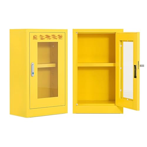 Gabinetto estintore con ripiano regolabile per stoccaggio infiammabile, uso commerciale e industriale di sicurezza