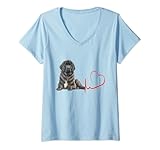 Photo Gallery donna terranova dog heartbeat ecg funny dogs owner & lover maglietta con collo a v Photo Gallery donna terranova dog heartbeat ecg funny dogs owner & lover maglietta con collo a v