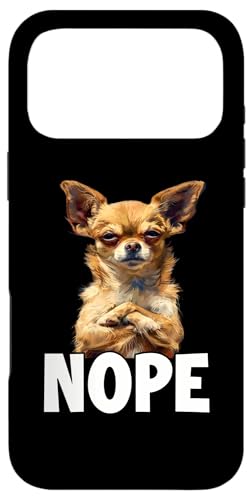 Humorvolles Chihuahua Meme T�A���z�I�ȃK�b�V�ߑ��`���� �X�}�z�P�[�X iPhone 17 Pro Max �p