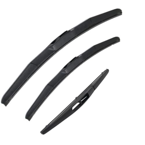 Balais d'essuie-glace Opel Agila B 2008-2014 pour pare-brise avant et arrière
