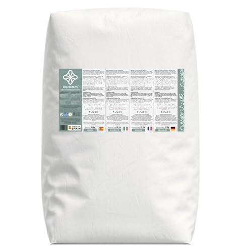 DIATOMEAS® Molida E551c – Tierra de Diatomeas Purificada | Aditivo Tecnológico Antiaglomerante para Piensos | Sílice Amorfa de Origen Natural | Saco 25 kg