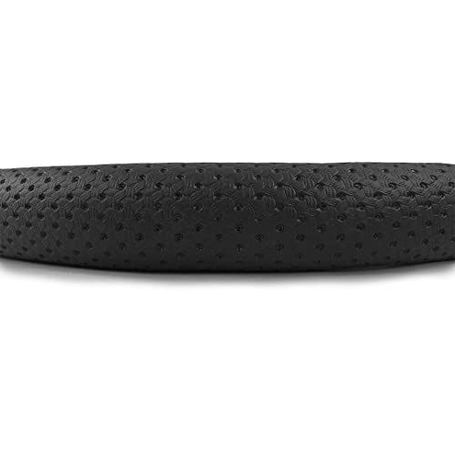 Image of CARMATE Car Steering Cover Super Grip 118 Compatible with Mahindra XUV 300 - Medium Black