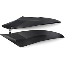 Motorcycle Gas Tank Cover Trim Tank Side Panel Fairing for Yamaha YZF R6 2006 2007 Black
