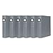 DVD Binder by Bellagio-Italia, Full Gray Faux-Leather - DVD Storage for Home or Office - DVD Storage Binder Stores up to 48 DVDs, CDs, Video Games, or Blue-Rays ... (6)