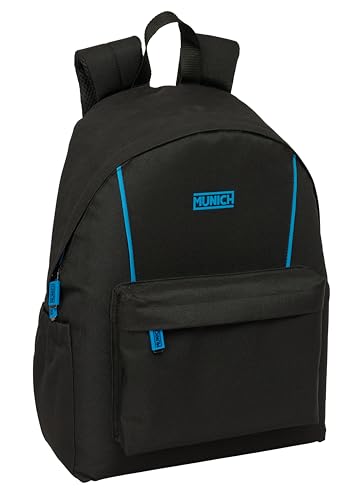 MUNICH ROAD - Mochila para Portátil 14.1', Ideal para Jóvenes de Diferentes Edades, Cómoda y Versátil, Calidad y Resistencia, 31x13x43 cm