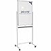 VIVO Mobile Dry Erase Board 24" x 36" Double Sided Magnetic Whiteboard Aluminum Frame Stand (CART-WB24A)