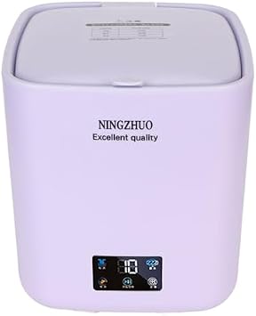 Portable Washing Machine 7L Mini Washing Machine and Dryer with Large Capacity Automatic Small Washing Machine with Touchscreen for Apartment Dorm Motorhome (Purple)