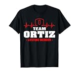 Team Ortiz lifetime member Proud Family Surname Ortiz T-Shirt