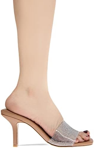 BCBGeneration Women's MAXARI-2 Mule, Clear/Tan, 11 | Image 3