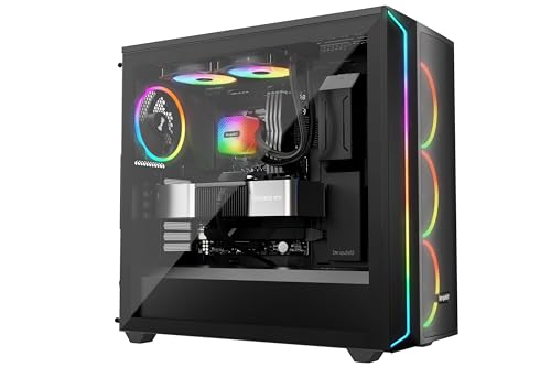 Image of be quiet! Light Loop 240mm Black CPU Liquid Cooler for Heavily Overclocked Systems, 2X Light Wings LX 120mm PWM high-Speed ARGB Fan, Stylish ARGB Cooling Block, ARGB-PWM-Hub