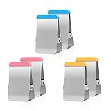 Chip Clips Heavy Duty,12 Pack Chip Bag Clip with Colored Silicone,Stainless Steel Bag Clips for Food