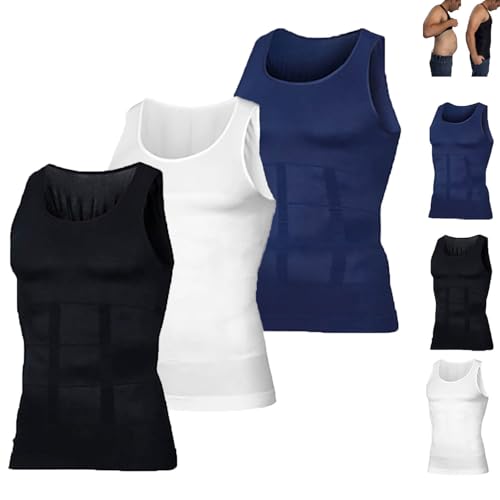 Selure Wear - Selure Shaping Tank 2.0, 2025 Mens Body Shaper Tank Tops Compression Shirt Beaters for Men Breathable