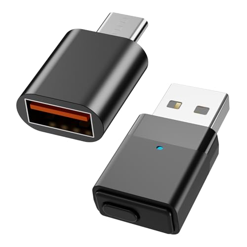 Ldex USB Bluetooth Adapter for PS5, PS4, Switch, Mac, PC - Type C Bluetooth Receiver, aptX HD, Plug & Play Mini USB Audio Adapter for Gaming, Meetings & Music