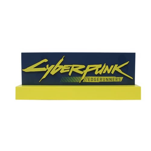 Neamedia The Character Company Cyberpunk: Edgerunners Logo Licht, Offizielle Lizenz, LED-Ambiente-Lampe für Wohnzimmer oder Büro, Kompatibel mit Handy, XBox, PS5 und PC, Geschenkidee