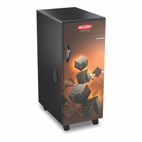 Image of Milcent Stylo Flour Mill (Coco Cube) | Fully Automatic Atta Chakki for Home | 1 HP ISI Motor | Stainless Steel Container | Auto Start /Stop | Child Safety Lock | Domestic Flour Mill Machine