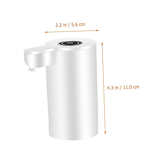 Dispositif de pompage d'eau électrique blanc en PP - Lot de 2