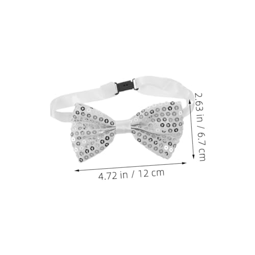 10Pcs Shiny Sequin Bow Ties for Adjustable Pre Tied Neck Bowties for Boys for Weddings Graduations and Stage Performances2