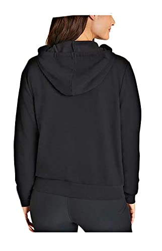 Eddie Bauer Women's Sweater Size 2Xl Full Front Zip Hoodie Black #TOP1