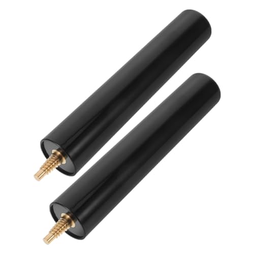 BESPORTBLE 2pcs Billiards Pool Extension Pole Retractable Snooker Extender for Enhanced Accuracy Lightweight and Portable Billiard Accessories for All Skill Levels