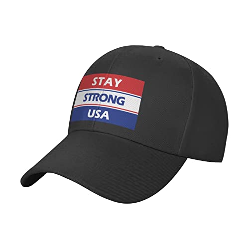 Casquette Stay Strong USA protège du soleil sans serrer la tête chapeau drôle