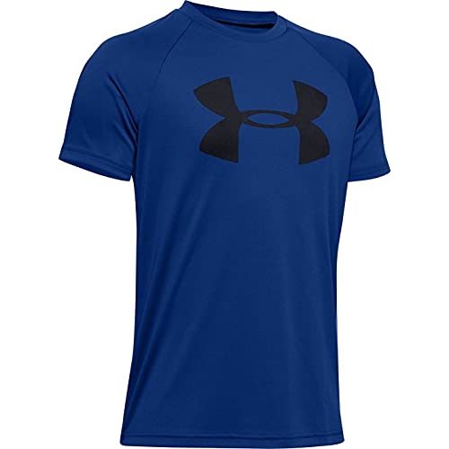 Image of Under Armour Boys' Tech Big Logo Short Sleeve Gym T-Shirt