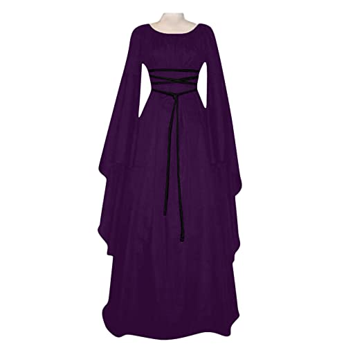 OIOLOYJM Renaissance Costume Women Medieval Sexy Plus Size Witch Vampire Gothic Halloween Costumes Woman 2025 Clothes Dresses