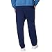 Hanes Men's EcoSmart Open Leg Pant with Pockets, Navy, S