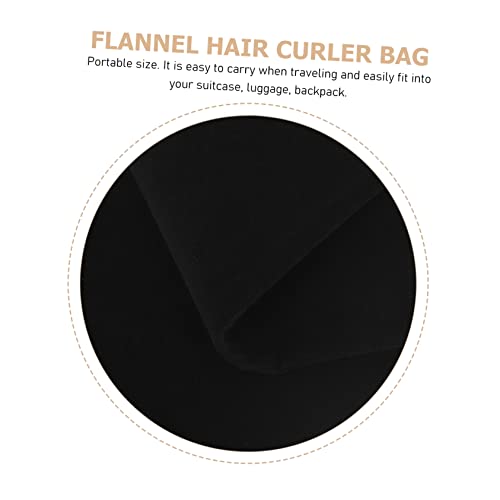 FOMIYES 5pcs Velour Curling Iron Hair Styling Tool Holder Drawstring Closure for Easy Carrying for Storage of Flat Irons and Accessories miniatura 3