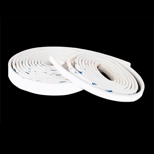 Cinta adhesiva de sellado de silicona autoadhesiva 5m, impermeable y insonorizante para sellar puertas y ventanas, uso para hogar, automóvil e industrial, tamaño 2mm x 15mm miniatura 1