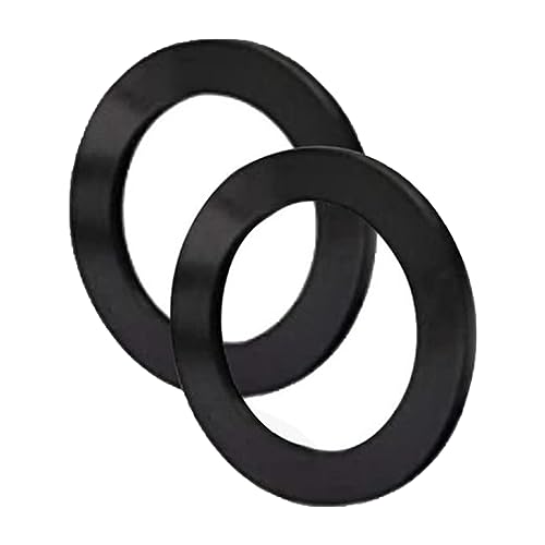hokojix 2pcs 25076RP Washer and Kits for Pool Plunger Valves Replacement Gasket Seals O-Ring Fittings 10745 10262 10255, Black