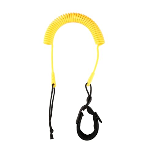 GANYKQ Coiled Stand Up Surfboard Leash Legrope Strap Surfs Board Leashes SUPs Leash Leg Rope Stand Up Paddle Board Leash