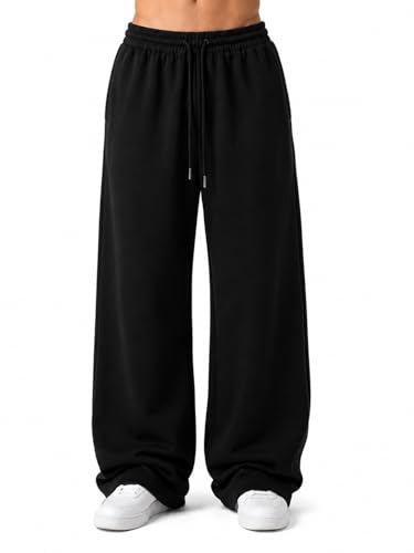 Image of Straight Wide fit Long Length Open Bottom Jogger for Men /Trending Multi Pocket Style, Relaxed Casual Pants for Men