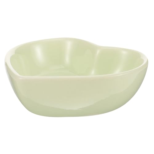 HOLIDYOYO Heart Shaped Ceramic Hamster Bowl Pet Water Bowl for Animals Non Slip Design for Hamsters Mice Chinchillas Smooth Surface for Pet Safety