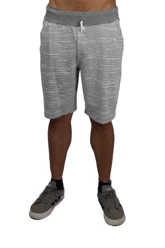 KIT 4 Bermudas Moletom Masculino PRETO-CINZA- PRETO MESCLA- CINZA MESCLA G