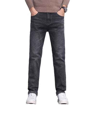 Men's Thin Business Jeans Fashion Loose Straight Pants