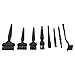 NDNCZDHC 8Pcs Non Static Brushes, Small Portable Plastic Handle ABS Electronics Computer Keyboard Cleaning Brush Kit for Laptop, Phone, Computer Keyboard