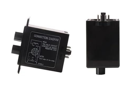 Relais temporisé ATDV-N 220V avec base de fixation et minuterie réglable 30S