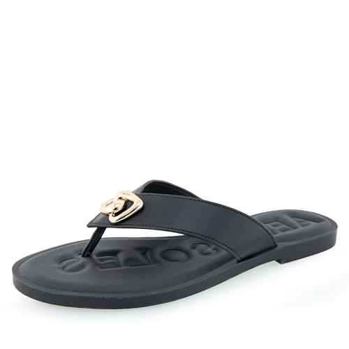Tongs en PU noir Aerosoles Galen pour femme en taille 36